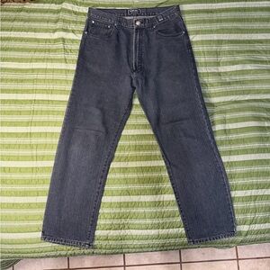 Versace Dark Gray Straight Jeans